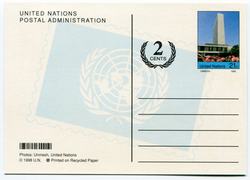UN New York #UX23 PostalCard