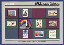 U.N. New York Folder 1985