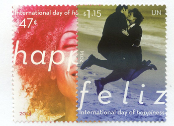 UN New York #1081-82 Happiness Day MNH