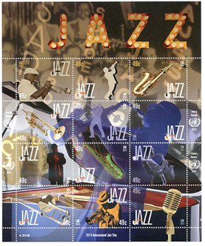 UN New York #1087 Jazz Pane MNH