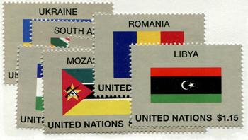 UN New York #1179-86 U.N. Flags Issue of 2018-Singles