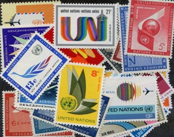 UN New York C1-23 Airmail Issues complete