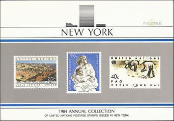 1984 U.N. New York Year Set