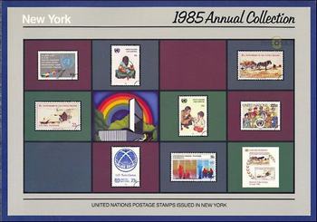 1985 U.N. New York Year Set