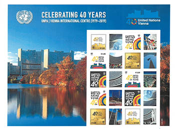UN Vienna #639-48 Issue Celebrating 40 Years