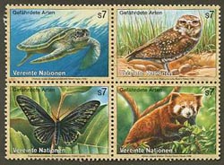 UN Vienna #238a  Endangered Species MNH