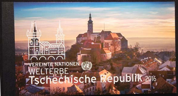 UN Vienna #594  World Heritage-Czech Republic Booklet