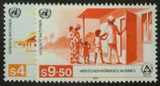 UN Vienna #68-69 MNH