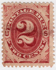 U.S. #J16 Postage Due, used