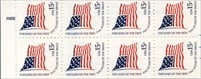 U.S. #1598a 15c Americana Flag Booklet of 8