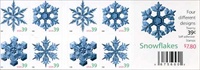 U.S. #4108b Christmas Snowflakes Booklet of 20