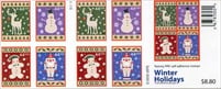 U.S. #4428b  44c Winter Holidays 2009 Booklet of 20