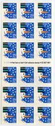 U.S. #2803a Christmas Snowman ATM Booklet of 18