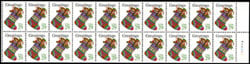 U.S. #2872a Christmas Stockings Pane of 20