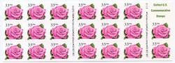 U.S. #3052d 33c Pink Rose Booklet of 20