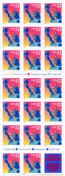 U.S. #3122Ef 32c Statue of Liberty Pane of 20 + Label