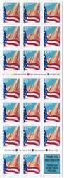 U.S. #3278Fg Flag Over City Booklet of 20 + Label