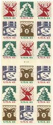 U.S. #4218b Holiday Knits ATM Booklet of 18