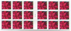 U.S. #4821a Poinsettia ATM Booklet 18