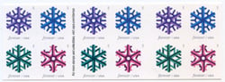 U.S. #5034b Snowflakes, Booklet of 20