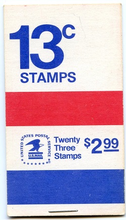 U.S.  #BK128 $2.00 Red, White, Blue, #1595c, #1595b