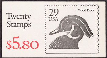 U.S.  #BK174 $2.90 Pheasant (Black & Red), #2484a
