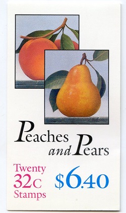 U.S.  #BK178 $6.40 Peaches & Pears, #2488a