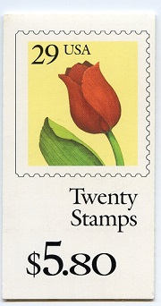 U.S.  #BK185 $5.80 Tulip, #2527a
