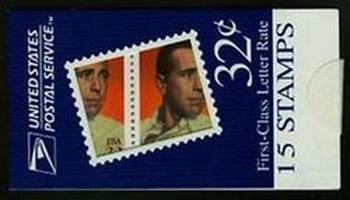 U.S.  #BK267 $4.80 (Blue) 32c  Humphrey Bogart #3152