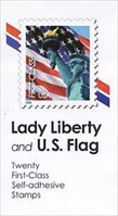 U.S. #3974a-b 1st Class Lady Liberty & Flag - #BK300