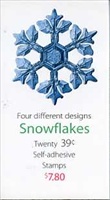 U.S. #4112b-d $7.80 Snowflakes - #BK303