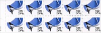 U.S. #2483a Blue Jay Booklet Pane of 10