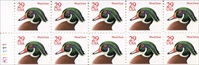 U.S. #2485a Wood Duck Booklet Pane of 10