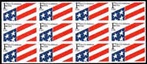 U.S. #2522a (29c) 'F' Flag Plastic Stamp ATM Booklet of 12