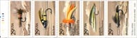 U.S. #2549a Fishing Flies Booklet Pane of 5