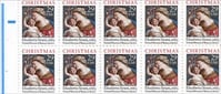 U.S. #2871Ab Christmas Madonna 1994 Booklet Pane of 10