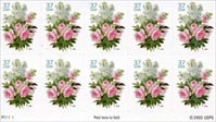 U.S. #3836a Lilacs & Roses Booklet of 20