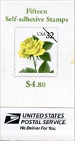 U.S. #3049b-d $4.80 Yellow Rose - #BK241