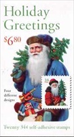 U.S. #3544b-d $6.80 Holiday Santa - #BK286