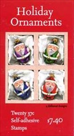 U.S. #3890b-d  $7.40 Santa Ornaments Vending Booklet - #BK298