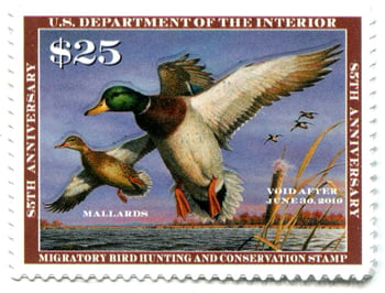 U.S. #RW85 Mallards 2018 Migratory Bird (Duck) Stamp