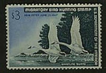 U.S. #RW33 Whistling Swans MNH