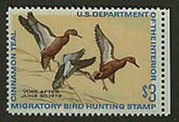 U.S. #RW38 Cinnamon Teal MNH