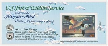 U.S. #RW70A Snow Geese Souvenir Sheet