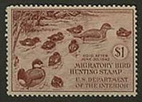 U.S. #RW8 Ruddy Ducks MNH