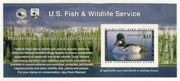 U.S. #RW80A Common Goldeneye Duck Souvenir Sheet