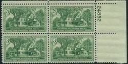 U.S. #1023 Sagamore Hill PNB of 4