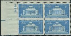 U.S. #1029 Columbia University PNB of 4