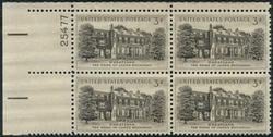 U.S. #1081 Wheatland PNB of 4