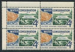 U.S. #1150 Water Conservation PNB of 4